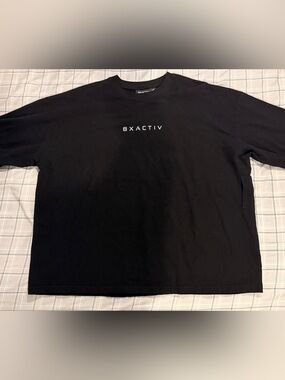 Large BXACTIV Boxy T- Black